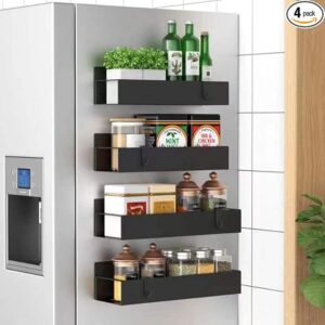 4 Pack Magnetic Spice Storage Rack